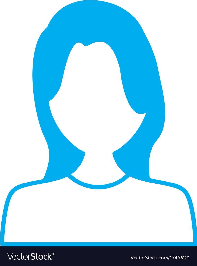 Woman avatar profile Royalty Free Vector Image