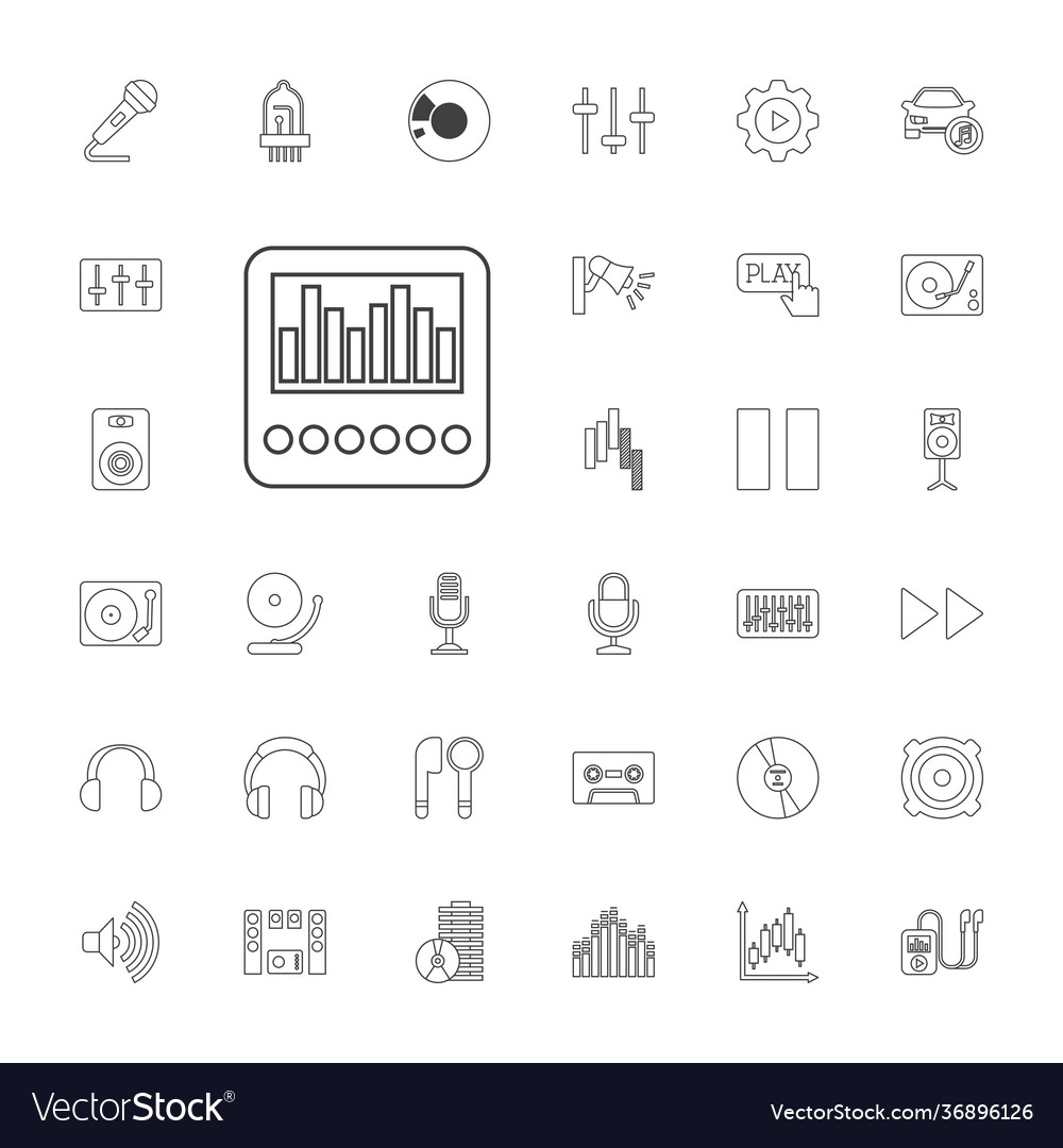 33 audio icons