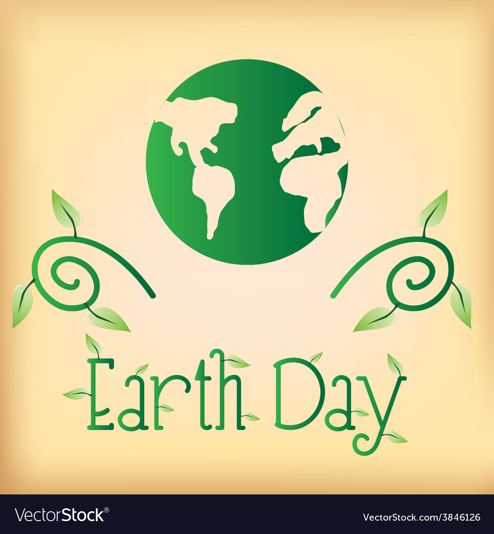 A light yellow background with our planet text
