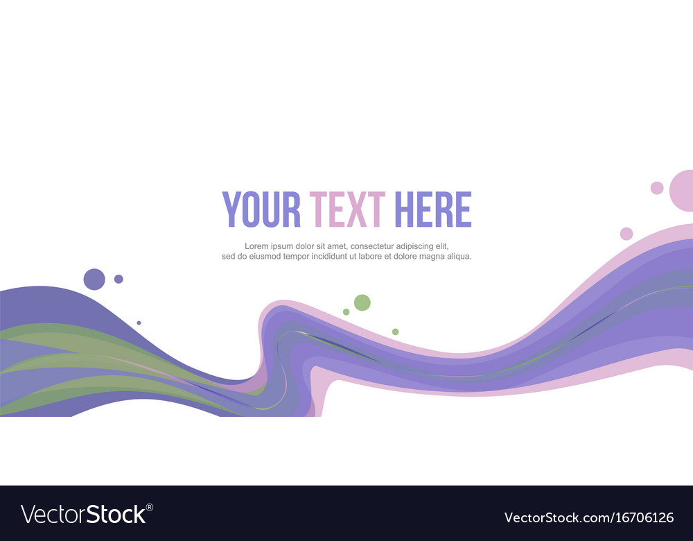 Abstract background header wave style stock