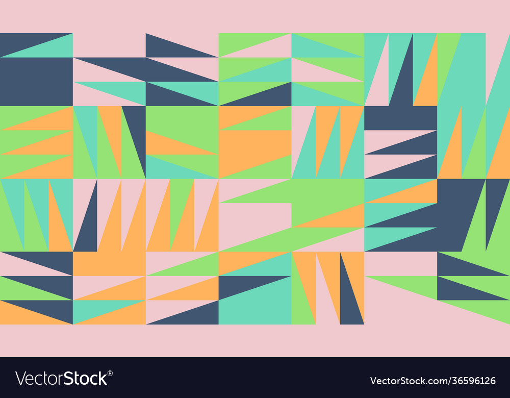 Abstract mosaic pattern design Vector Image Abstract mosaic pattern design