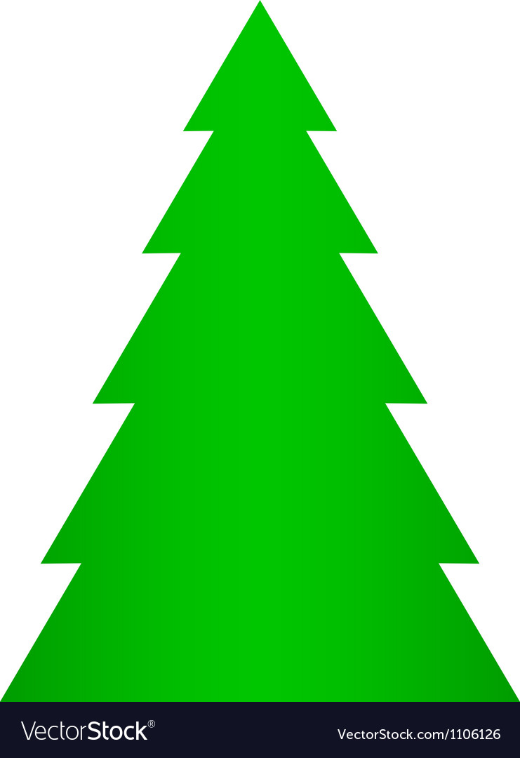 Fir tree Royalty Free Vector Image - VectorStock