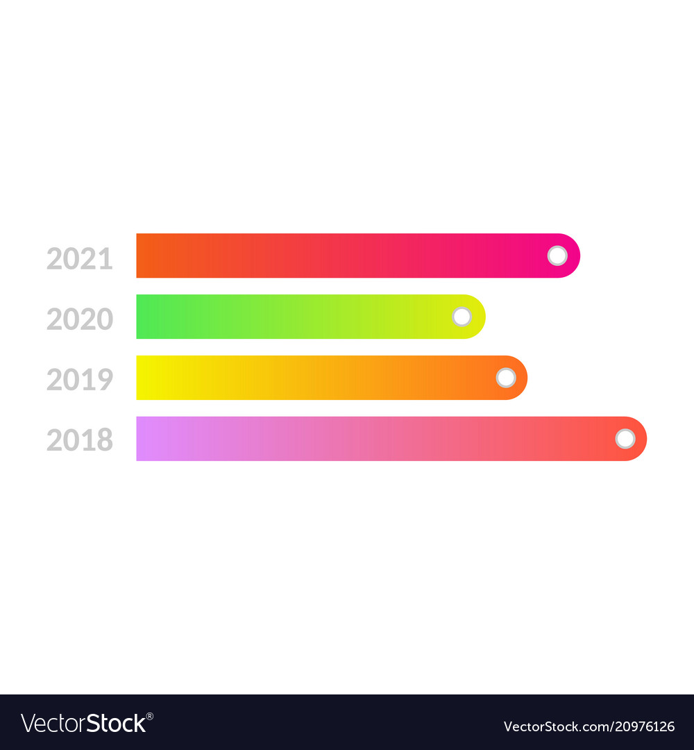 Linear histogram bar chart icon