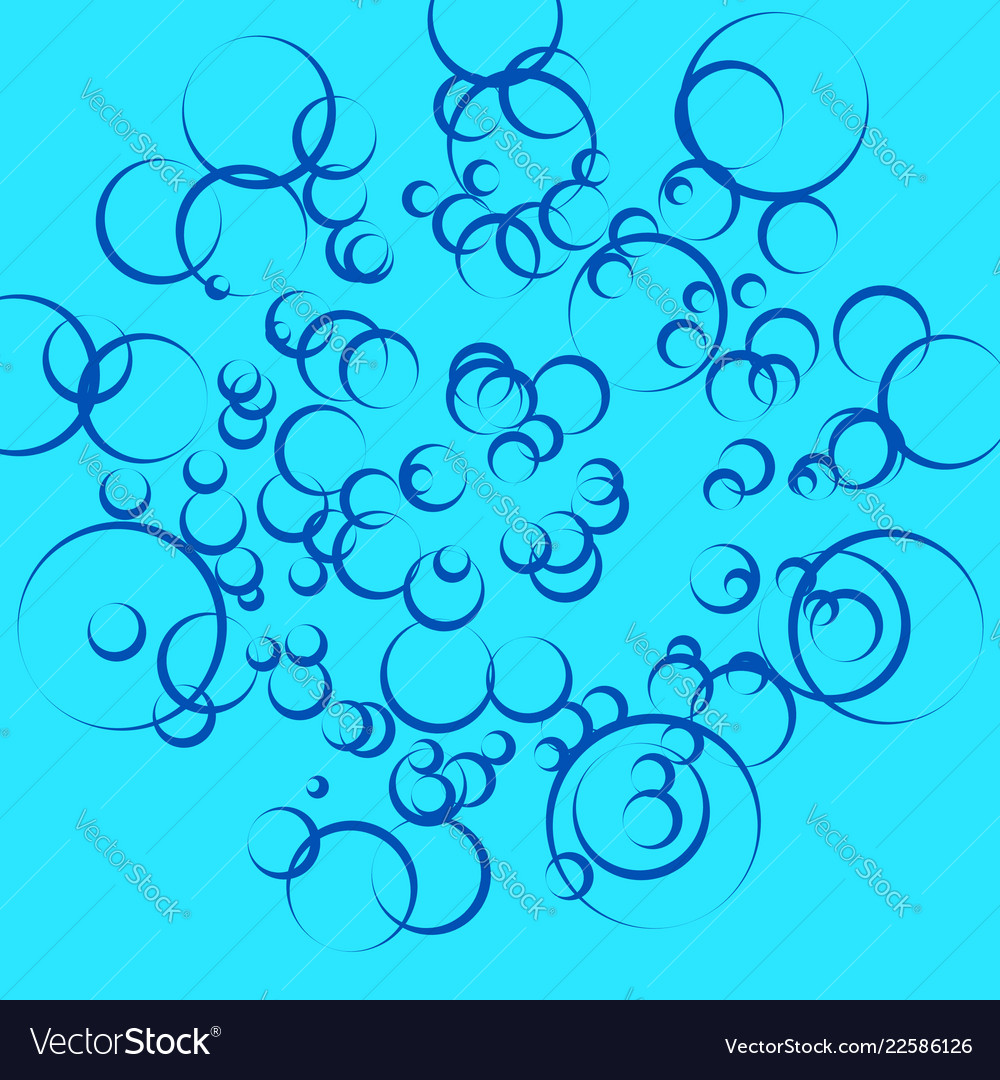 Sparkling background with bubbles abstract