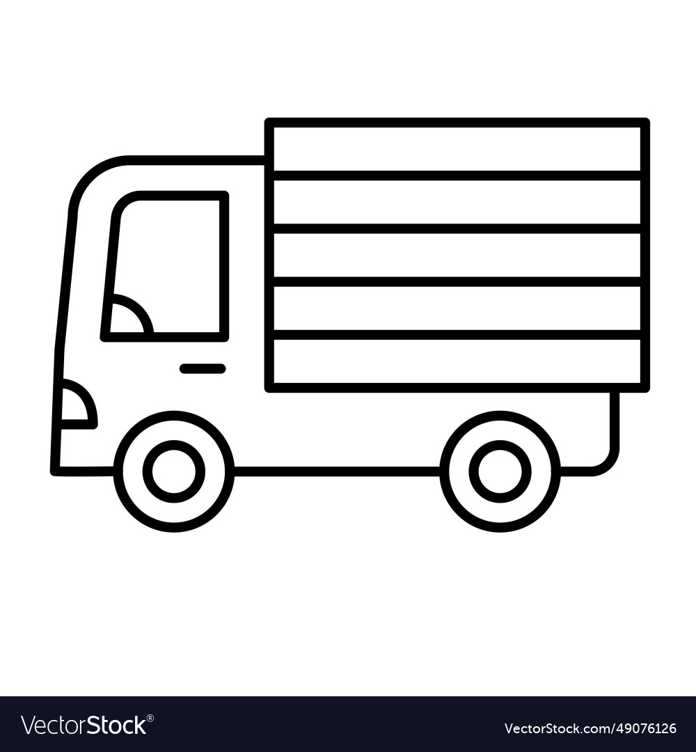 Truck icon Royalty Free Vector Image - VectorStock