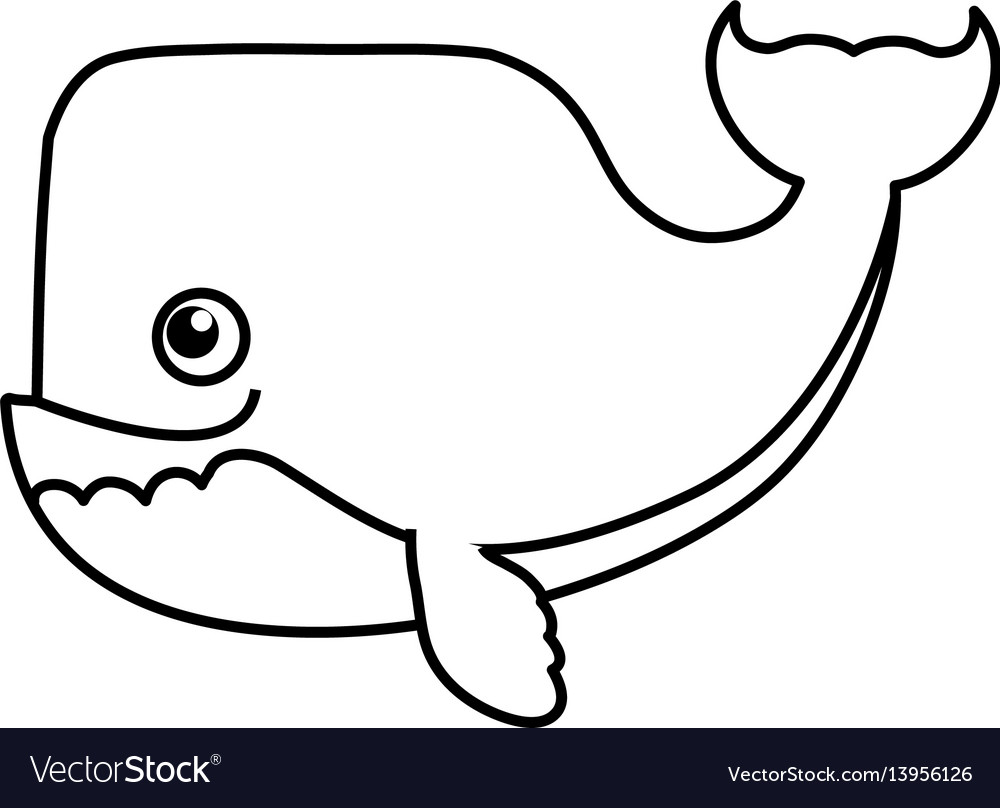 How To Draw Cartoon Whales