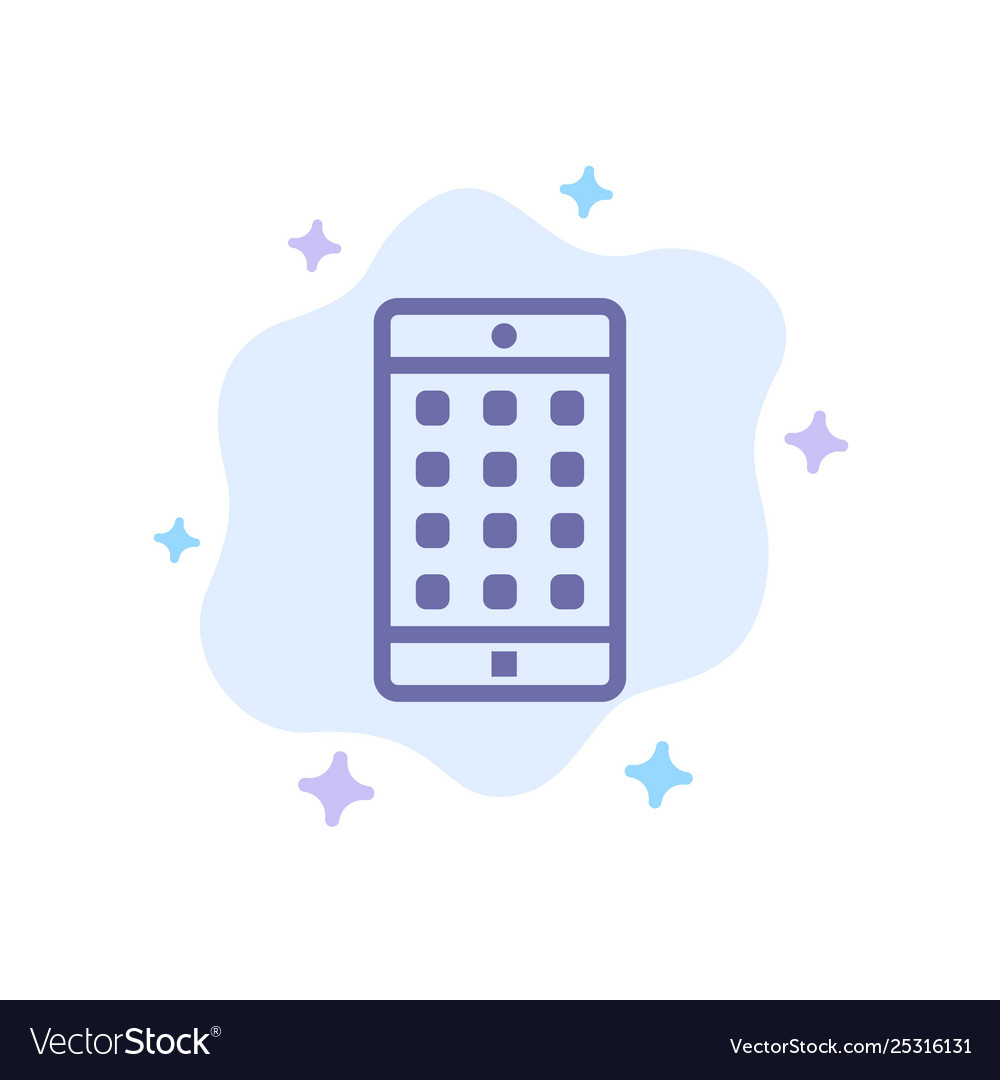 Application mobile password vector image Application mobile password