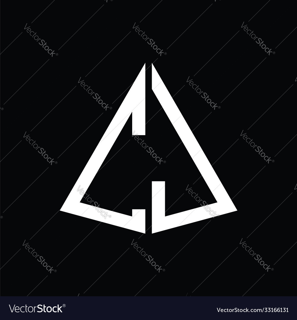 C j white triangle initials with a black