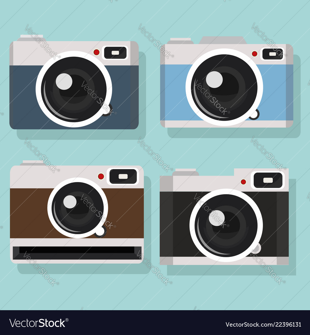 Camera of collection design set