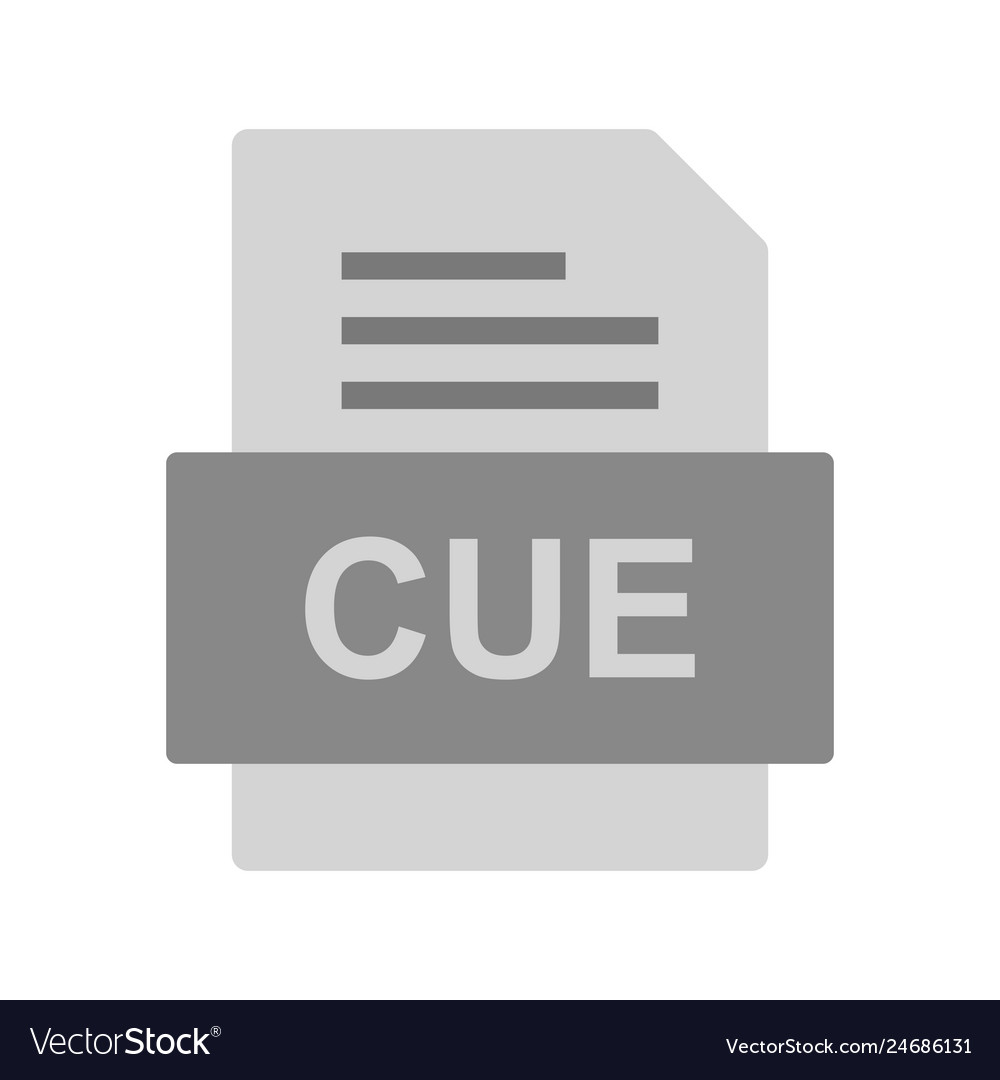 Cue file document icon