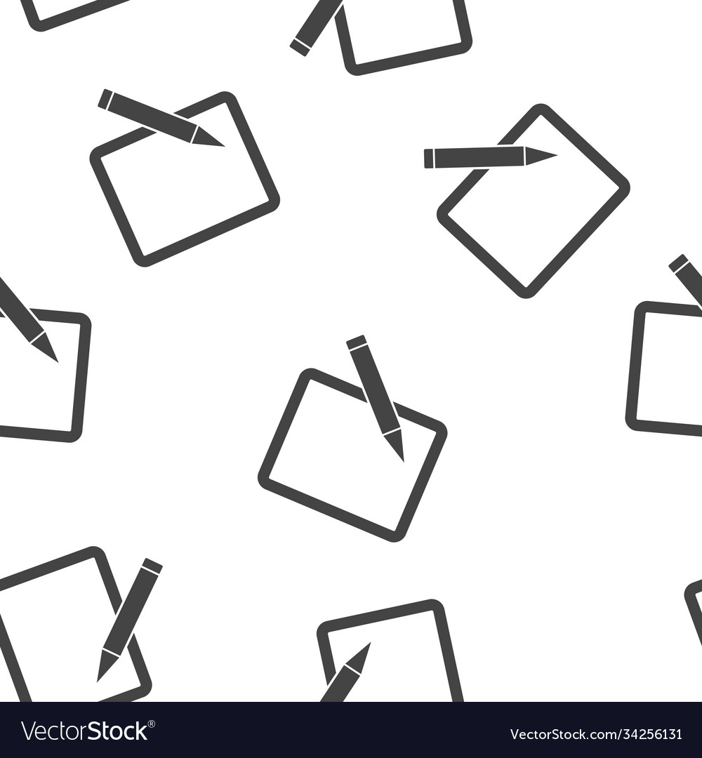 Edit icon on white isolated background document vector image Edit icon on white isolated background document