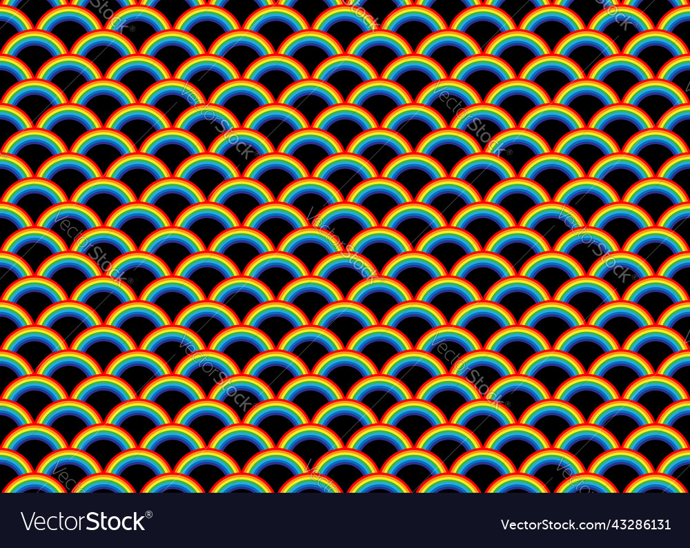 Rainbow pattern seamless colorful background