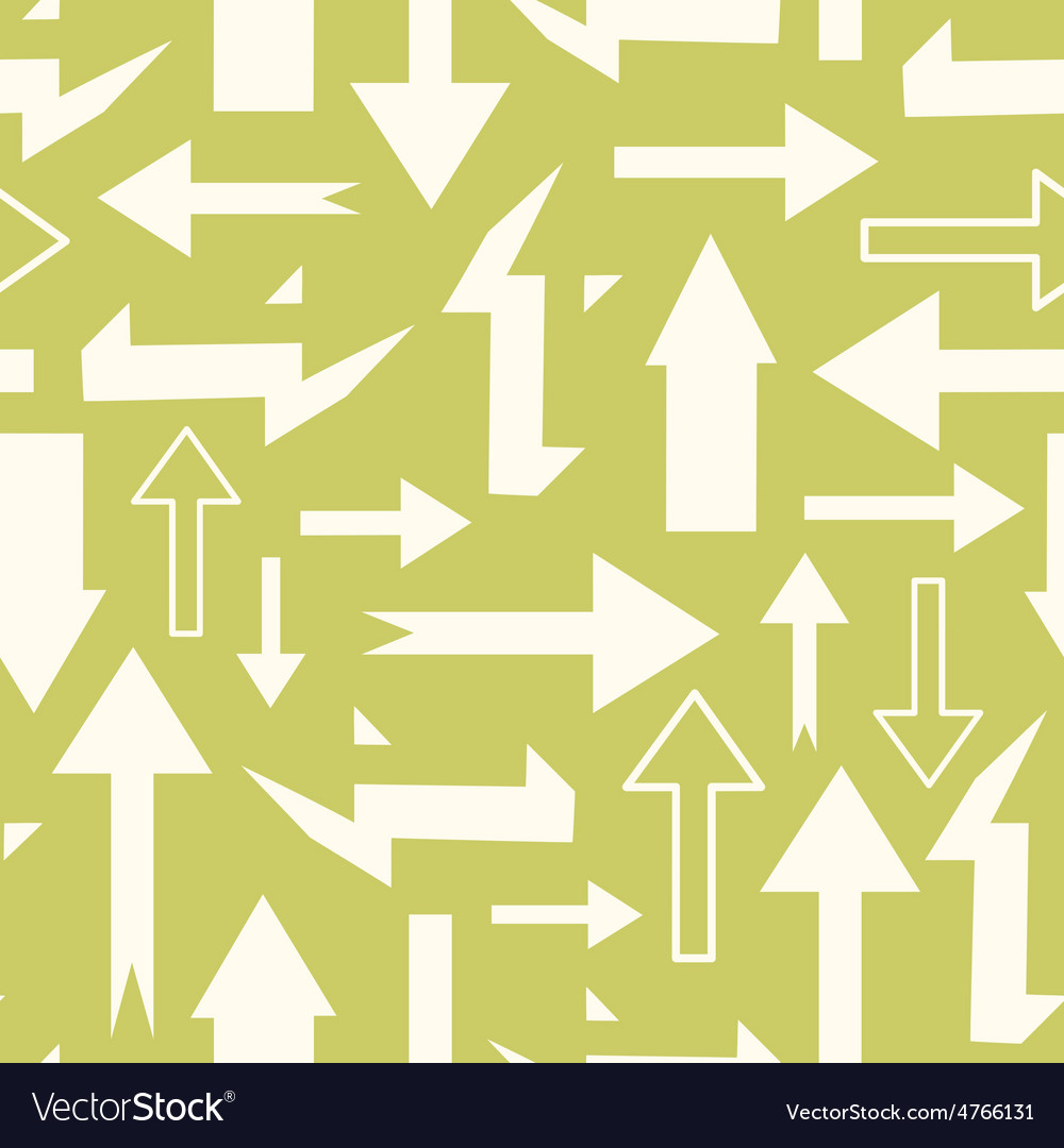 Seamless abstract pattern with arrows