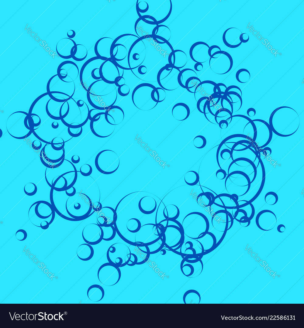 Sparkling background with bubbles abstract vector image Sparkling background with bubbles abstract
