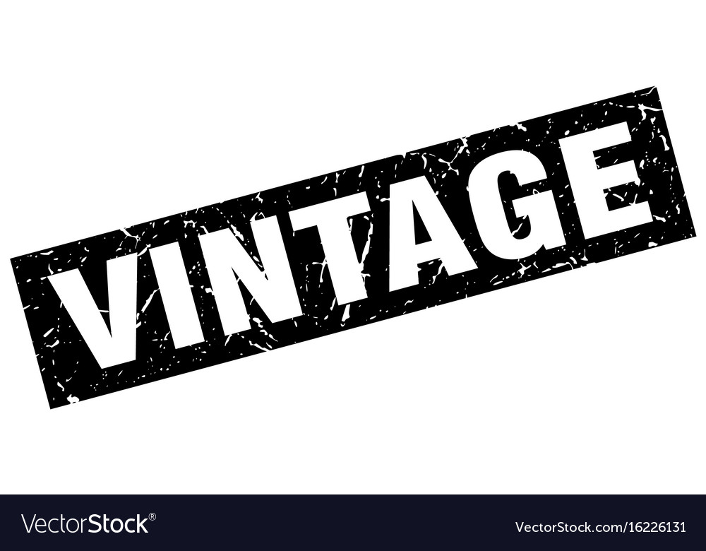 Square grunge black vintage stamp