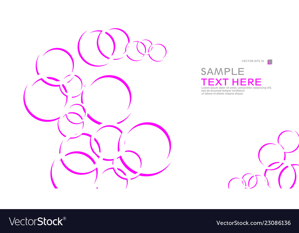 Abstract background with circles