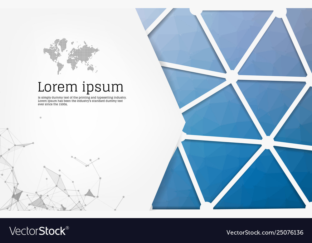 Abstract geometric background with polygonal