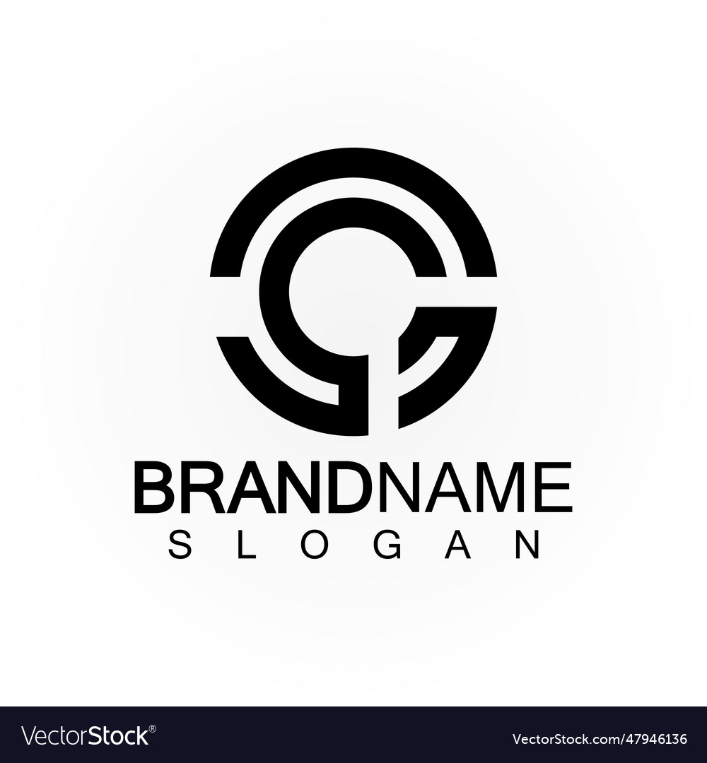 Alphabet letters monogram logo csscs and c