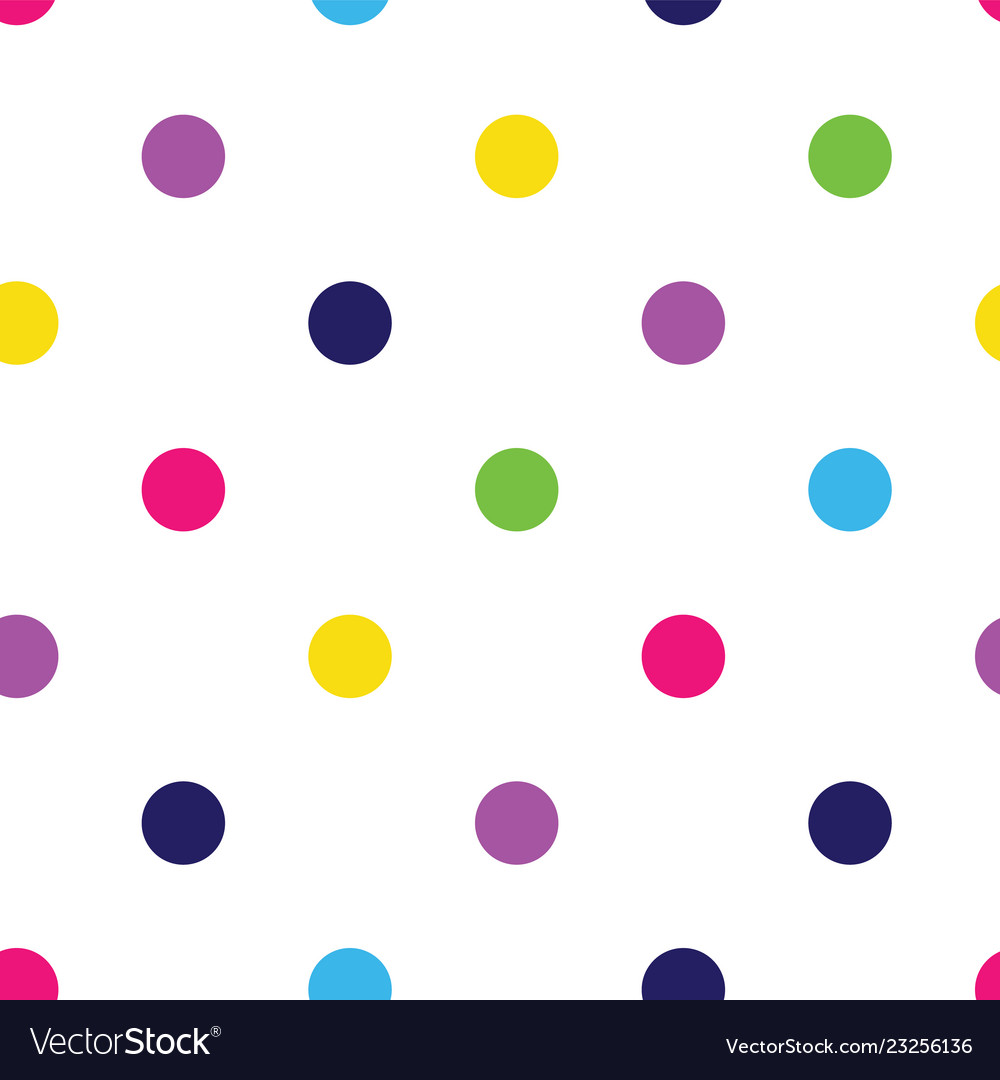Colorful Polka Dot Pattern