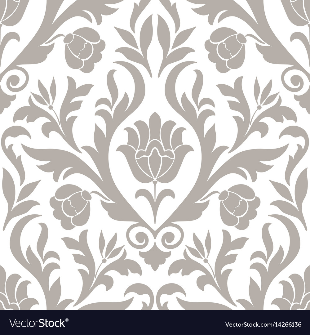 Damask Floral Pattern