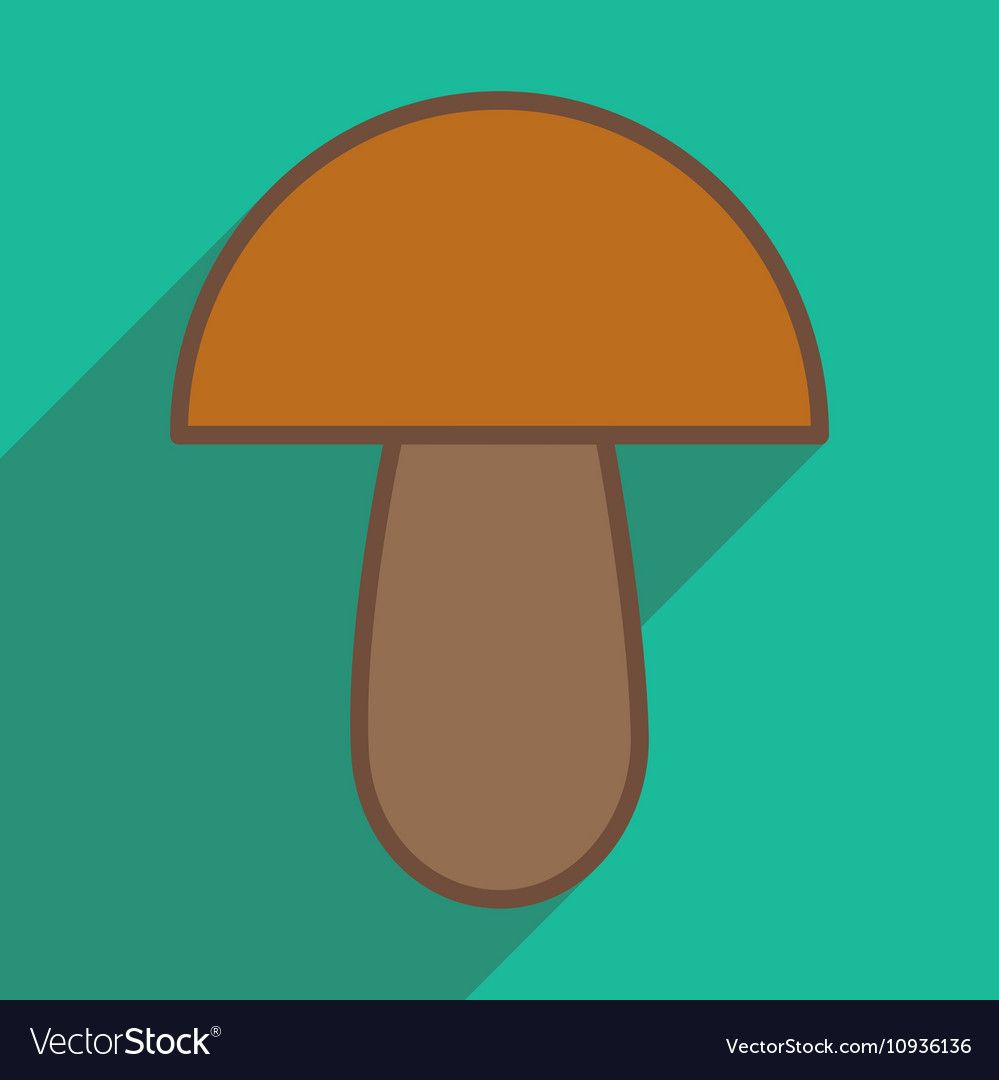 Flat with shadow icon and mobile application
