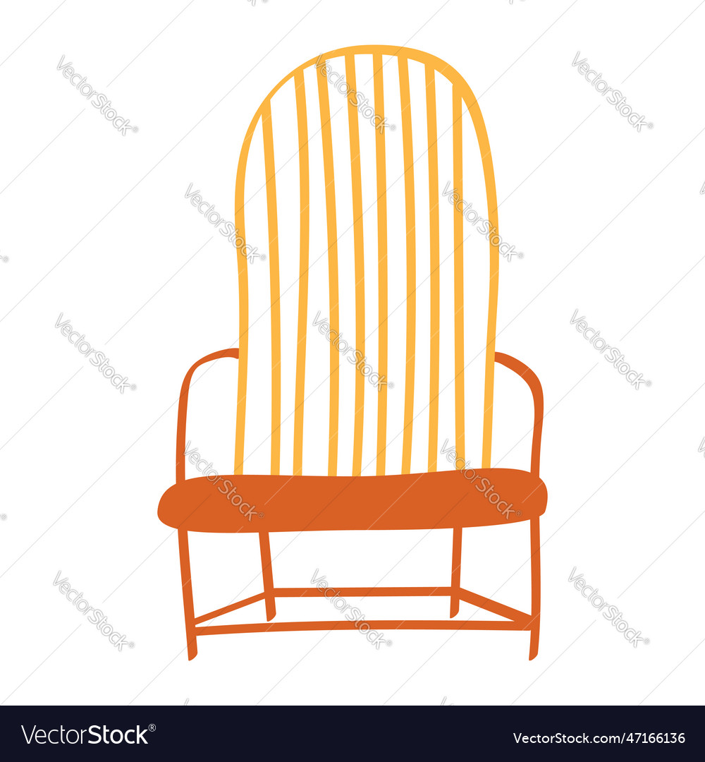 Scandinavian garden furniture - yellow decorative