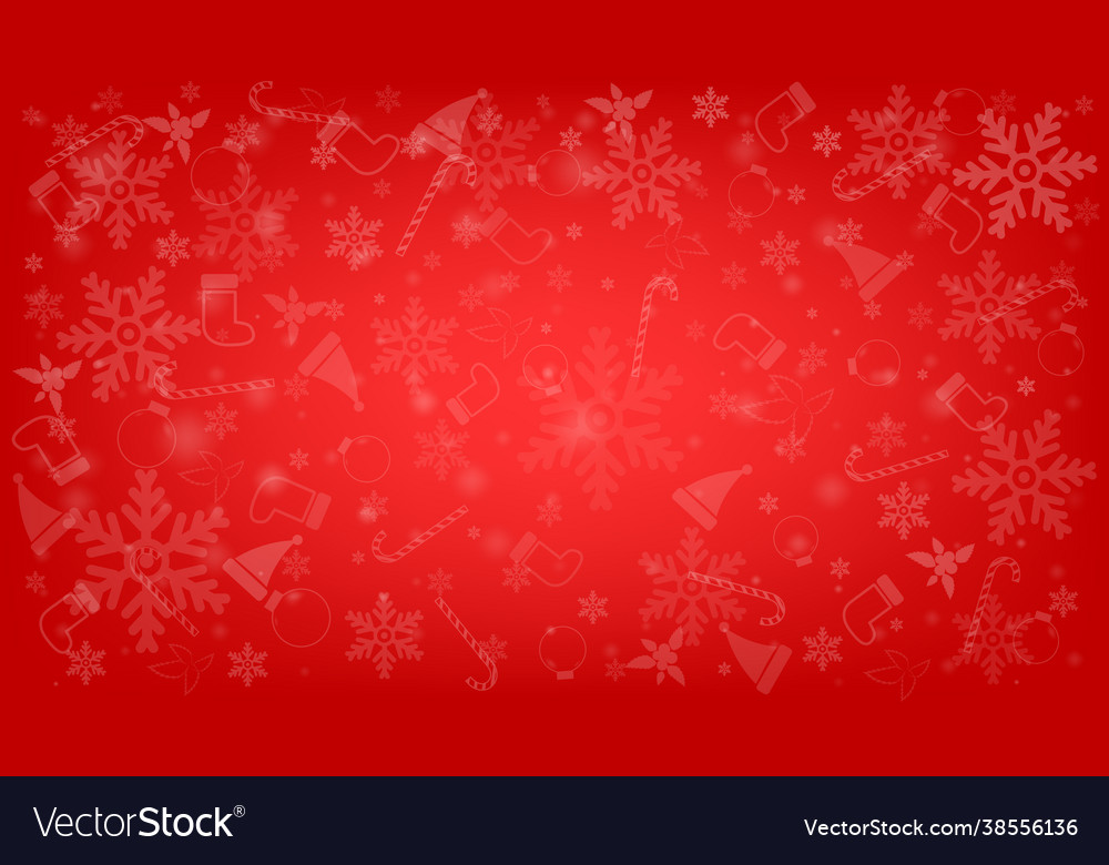 Snowflake with christmas object background