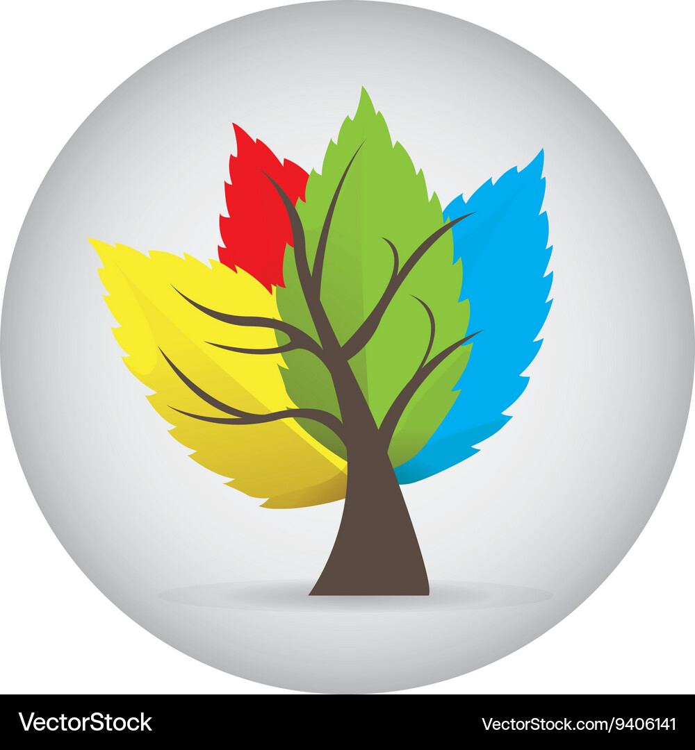 Abstract tree Royalty Free Vector Image - VectorStock