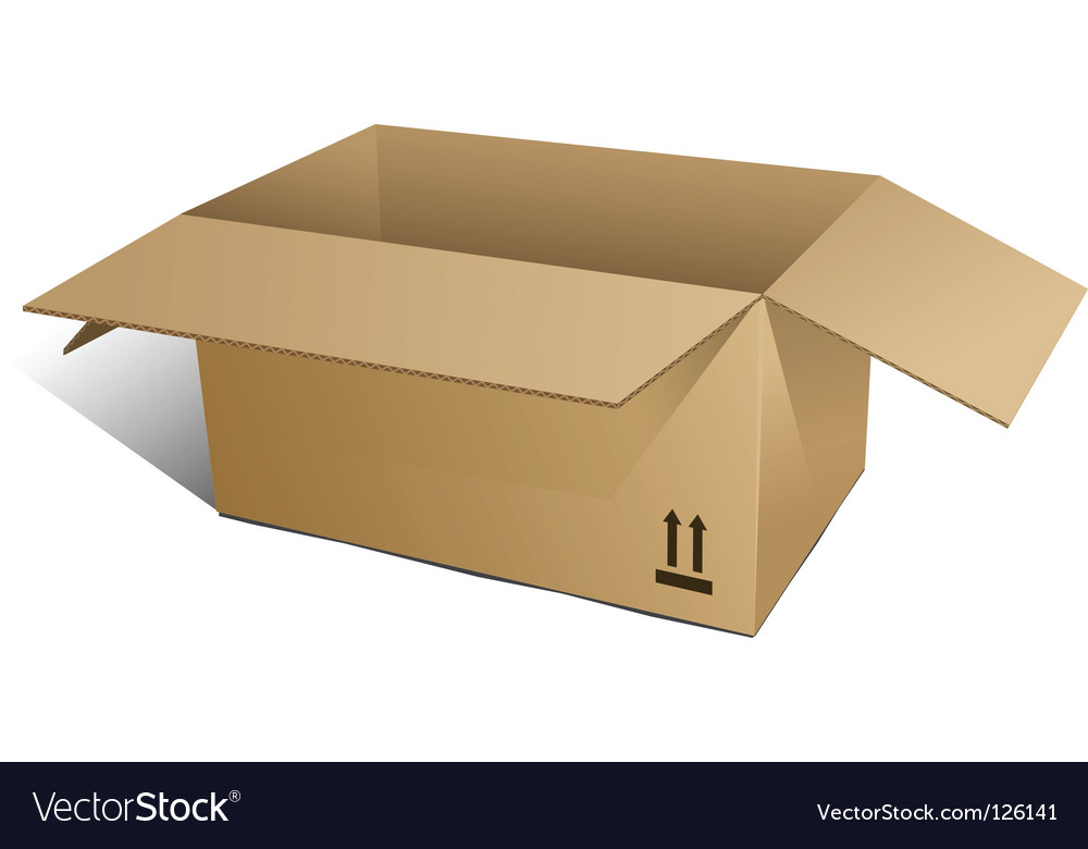 Фото коробок на зеленом фоне Cardboard box Royalty Free Vector Image - VectorStock