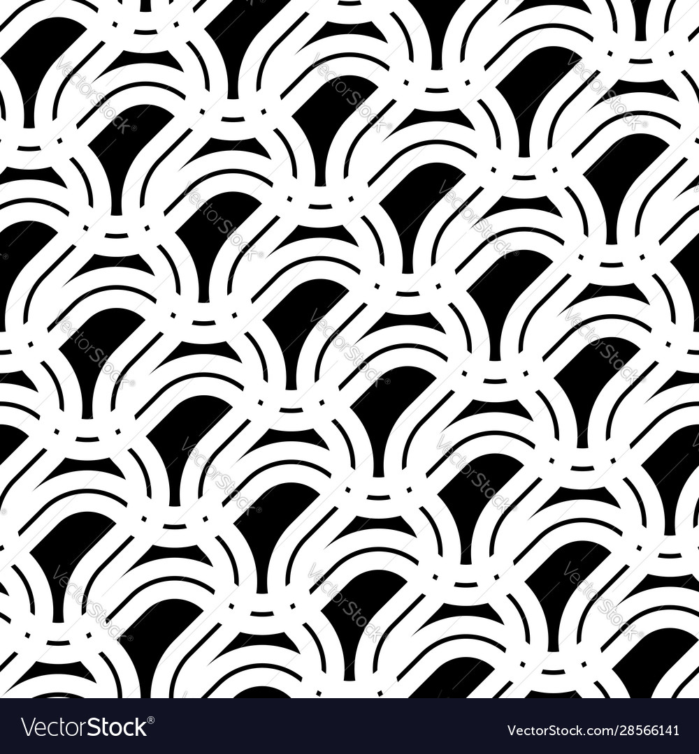 Design seamless monochrome zigzag pattern