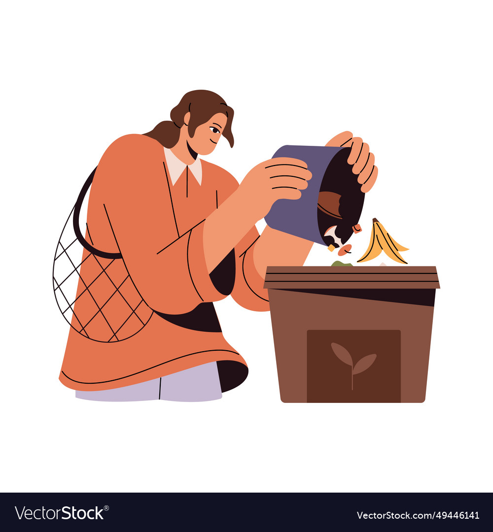 People separate garbage sorting trash