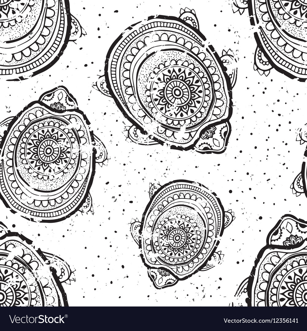 Turtle Pattern - Etno Style