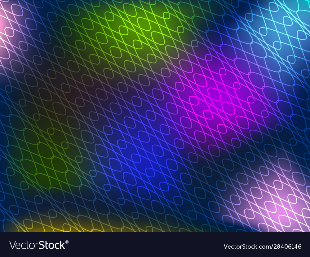 Abstract colored background with sinuous lines