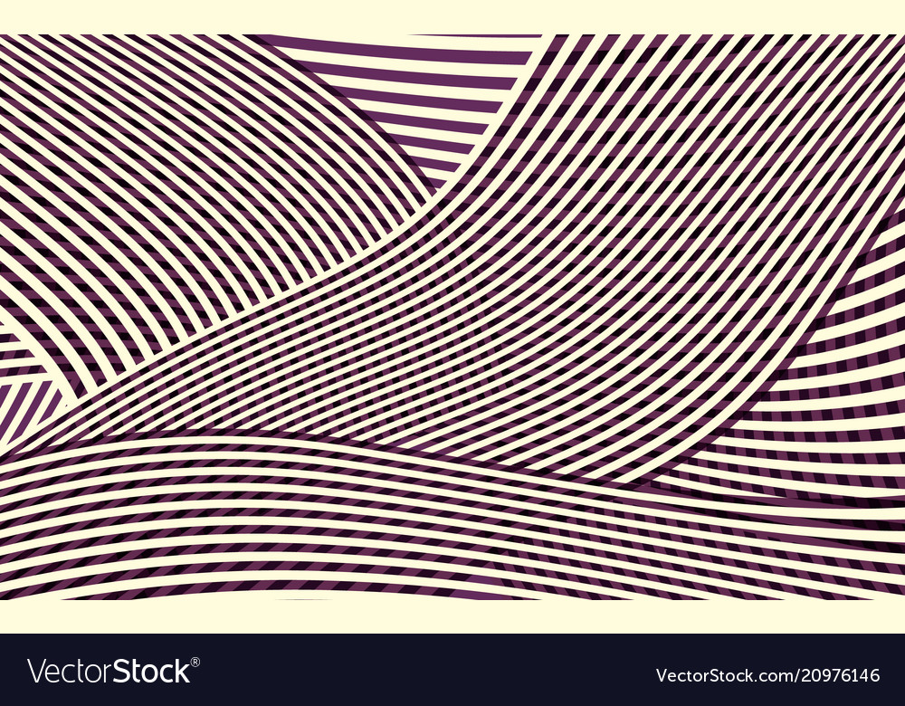 Abstract curve stripe pattern Royalty Free Vector Image