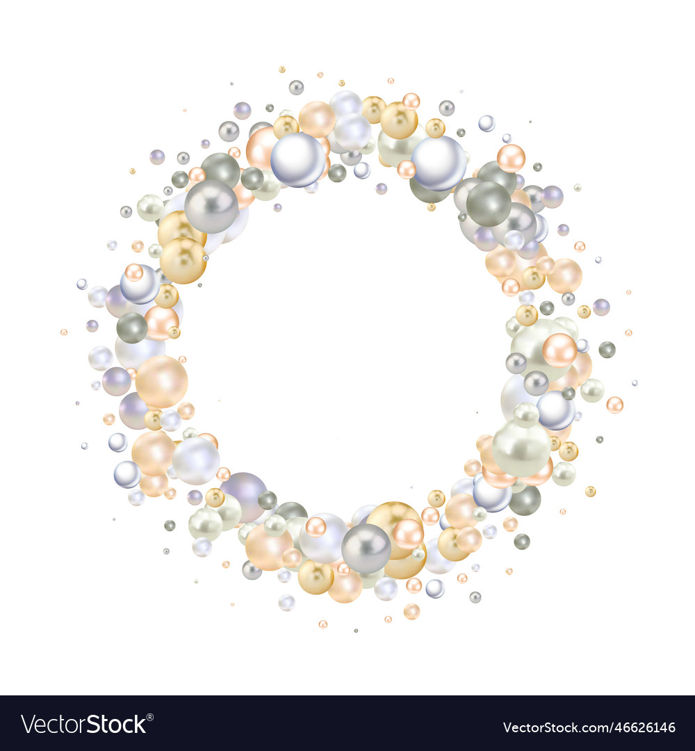 Abstract design element round photo frame made vector image Abstract design element round photo frame made