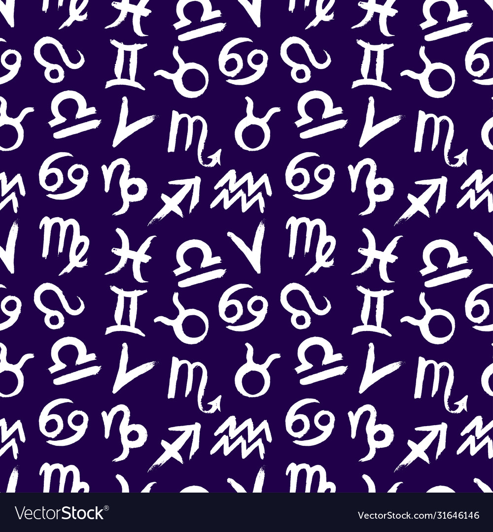 Dark Zodiac Sign Pattern