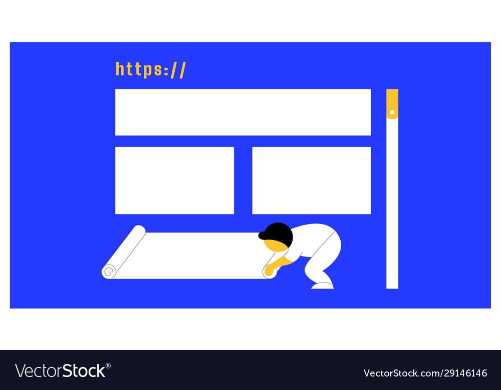 Designer or project programmer creates a website