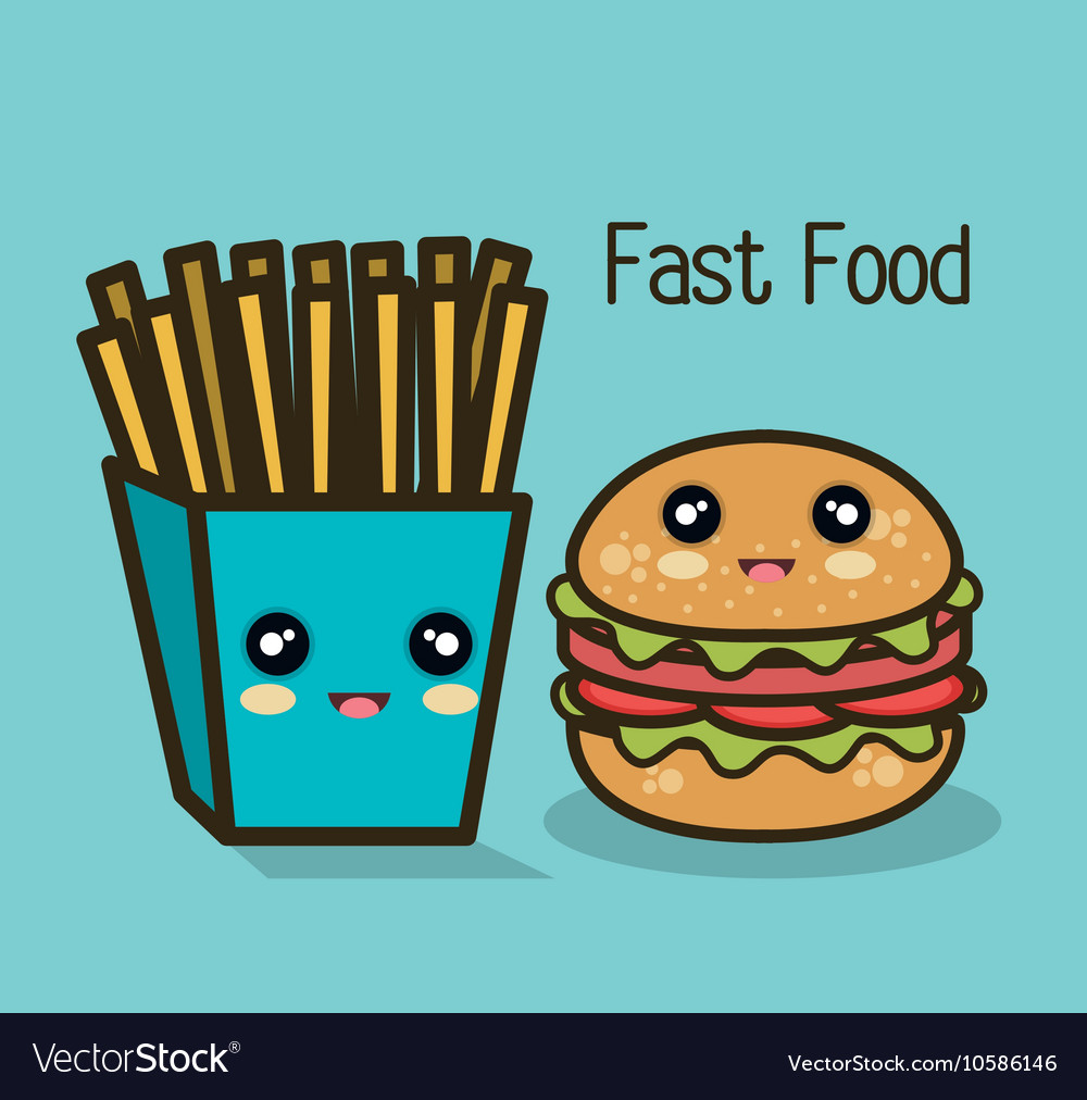 Cartoon Hamburger And Fries / Here you can explore hq hamburger