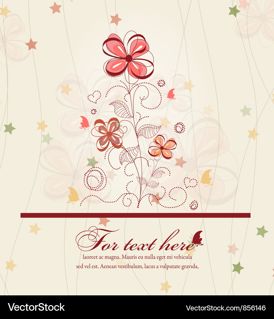 Spring floral background Royalty Free Vector Image