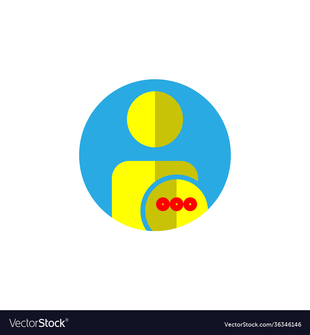 User flat icon with add symbol editable stroke vector image User flat icon with add symbol editable stroke