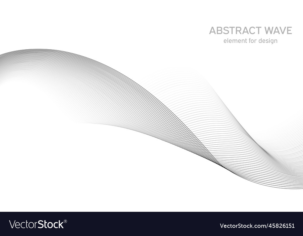 Abstract wave element for design digital vector image Abstract wave element for design digital