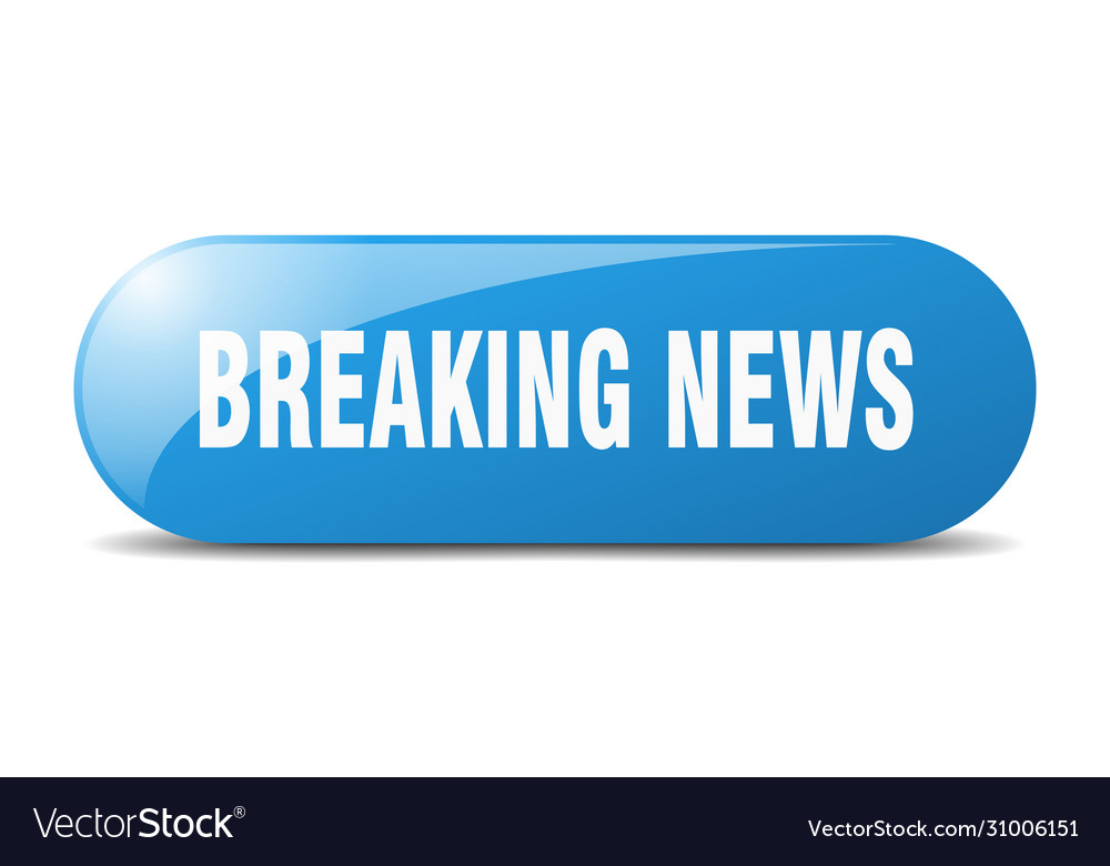 Breaking news button sign key push