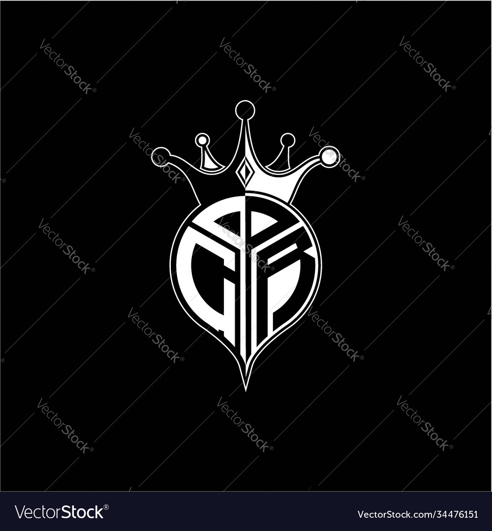 C r circle monogram logo emblem style with clown Vector Image C r circle monogram logo emblem style with clown