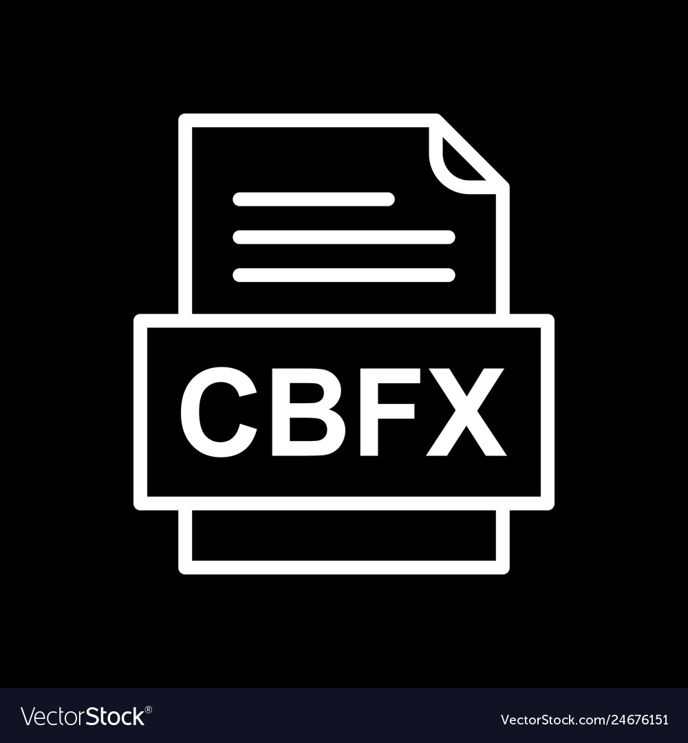 Cbfx file document icon
