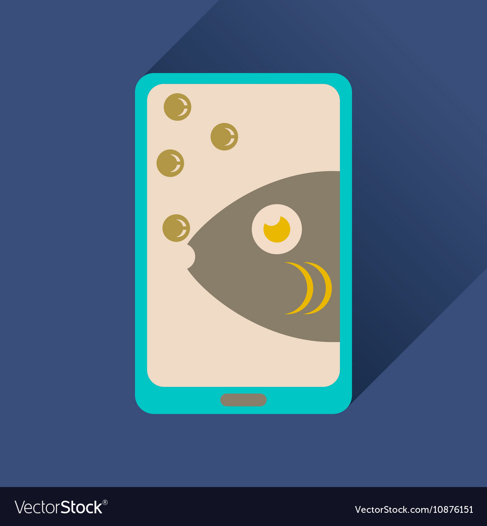 Flat icon with long shadow mobile applications