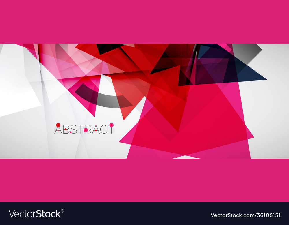 Geometric abstract background color triangle