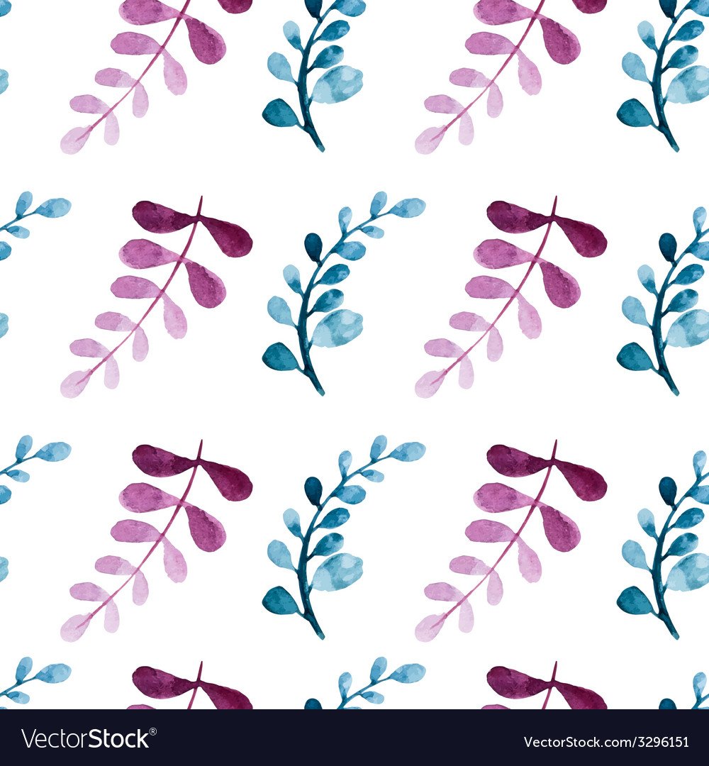 Watercolor seamless pattern