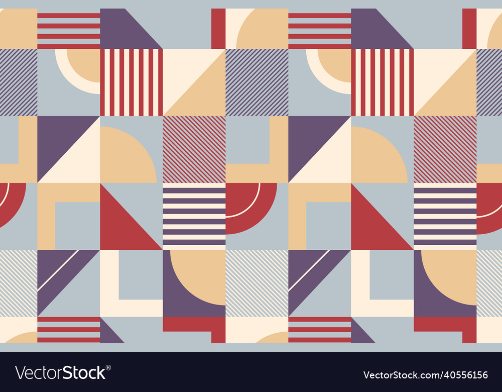 Abstract geometric background seamless pattern vector image Abstract geometric background seamless pattern