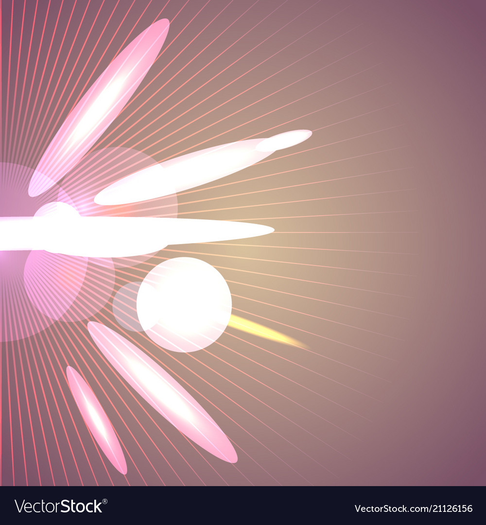 Abstract space background connection structure