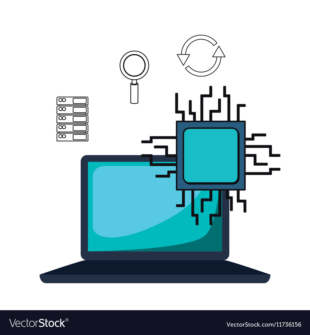 Big data related icons image
